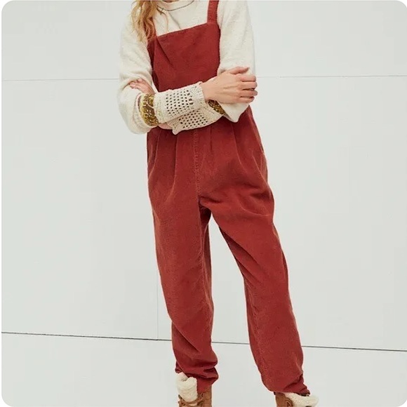 Free People Pants - Free People Josephine Corduroy Jumpsuit